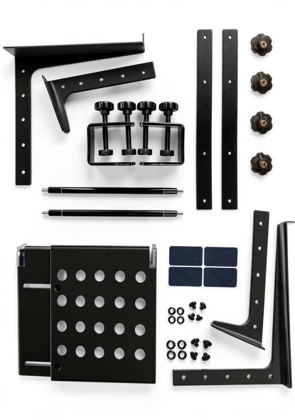 LTS-03B Two-Tier DJ Stand Portable Black-8