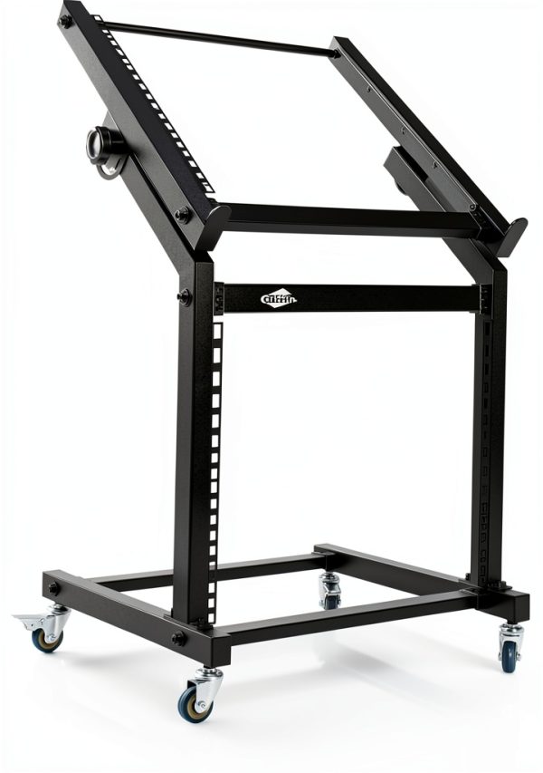 Pavo Audio Equipment Rack Stand Black Steel-0