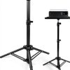 MAGICLULU DJ Racks Black Rectangular Chrome-0