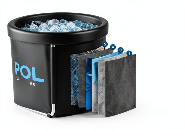 Cold Plunge Tub iCool Nylon Modern Freestanding-1