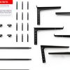 Rockville Dual Shelf DJ Controller Stand-8