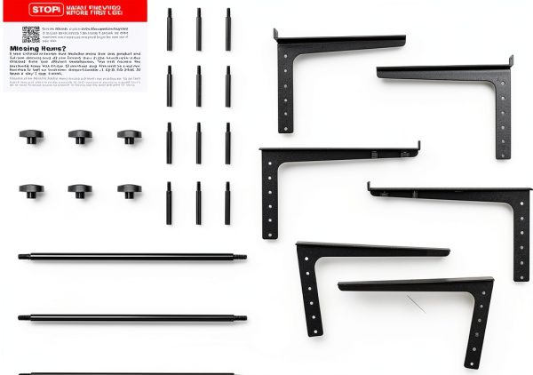 Rockville Dual Shelf DJ Controller Stand-8