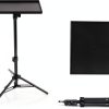 MAGICLULU DJ Racks Black Rectangular Chrome-3