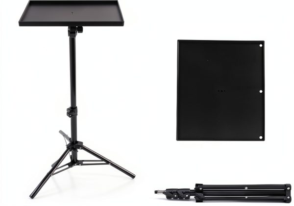 MAGICLULU DJ Racks Black Rectangular Chrome-3