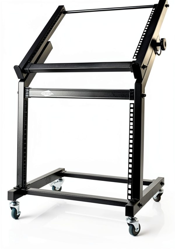 Pavo Audio Equipment Rack Stand Black Steel-5