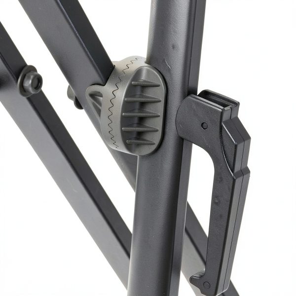 DJ Table Stand Black Rubber Steel-6
