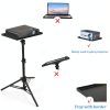 MAGICLULU DJ Racks Black Rectangular Chrome-1