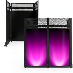 Portable DJ Table DJPro Metal Foldable Stand-0