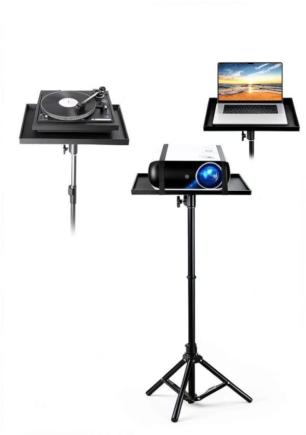 Lusweimi Projector Tripod Stand DJ Racks Sturdy Aluminum-3