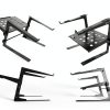 LTS-03B Two-Tier DJ Stand Portable Black-2