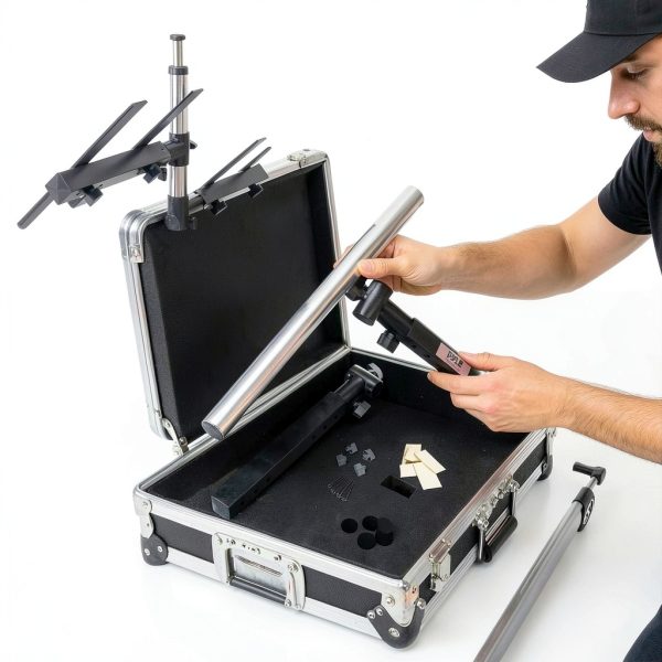 DJ Stand PLPTS45 Black Alloy Steel Adjustable-4