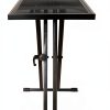 DJ Table Stand Black Rubber Steel-3
