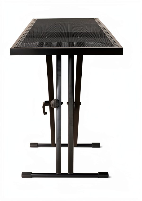 DJ Table Stand Black Rubber Steel-3