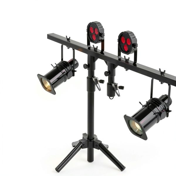 Qoope DJ Lighting Stand Heavy Duty Carbon Steel-1
