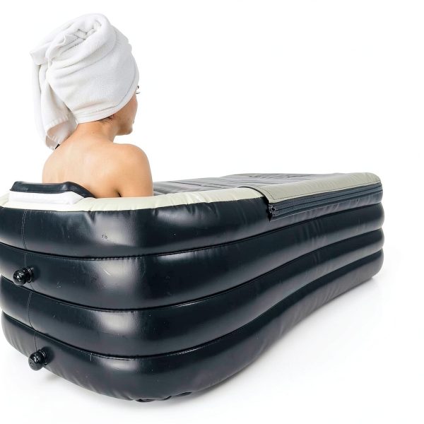 Alaskey PVC Freestanding Bathtub Modern Design-1