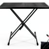 DJ Table Stand Black Rubber Steel-0