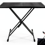 DJ Table Stand Black Rubber Steel-0