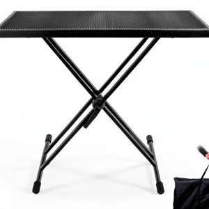 DJ Table Stand Black Rubber Steel-0