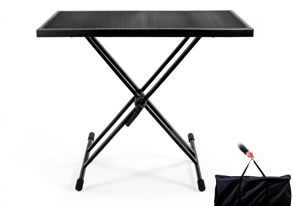 DJ Table Stand in use