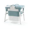 Portable Bathtub Juannia Blue Foldable Soaking Tub-4