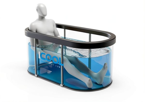 Cold Plunge Tub iCool Nylon Modern Freestanding-6