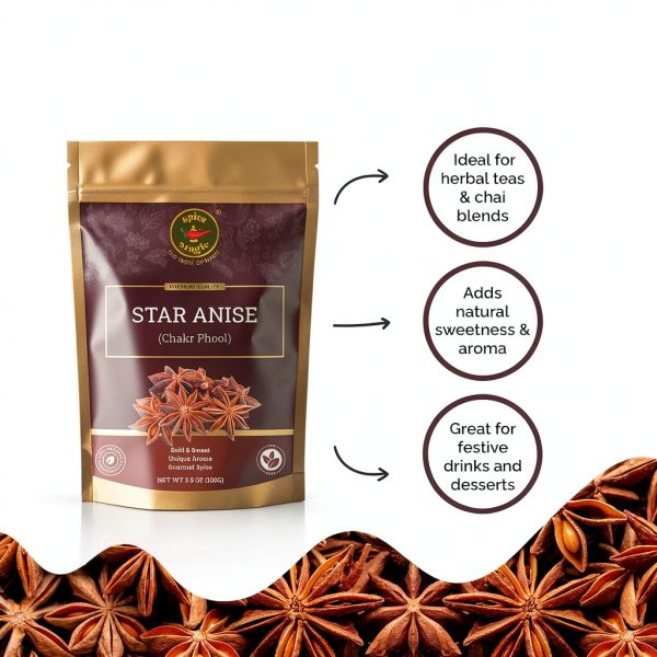 Spice Magic Star Anise Whole Pods 3.5oz Pure Non-GMO-4