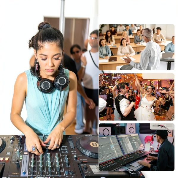 ANGELBECKE DJ Station Table Galvanizing Steel Frame-6