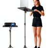 Lusweimi Projector Tripod Stand DJ Racks Sturdy Aluminum-2