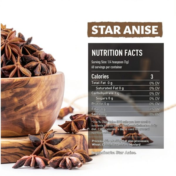 Chinese Star Anise Natural Spice Shaker Halal Vegan Keto-1
