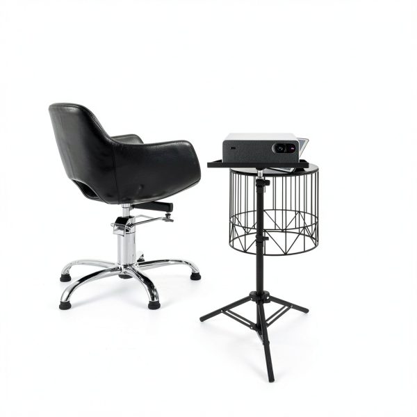 MAGICLULU DJ Racks Black Rectangular Chrome-4