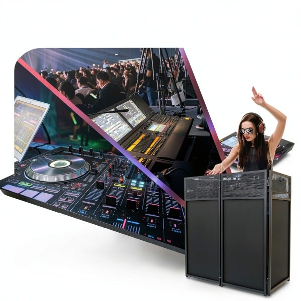 Portable DJ Table DJPro Metal Foldable Stand-5