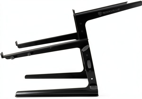 Rockville Dual Shelf DJ Controller Stand-3