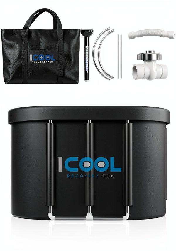 Cold Plunge Tub iCool Nylon Modern Freestanding-2