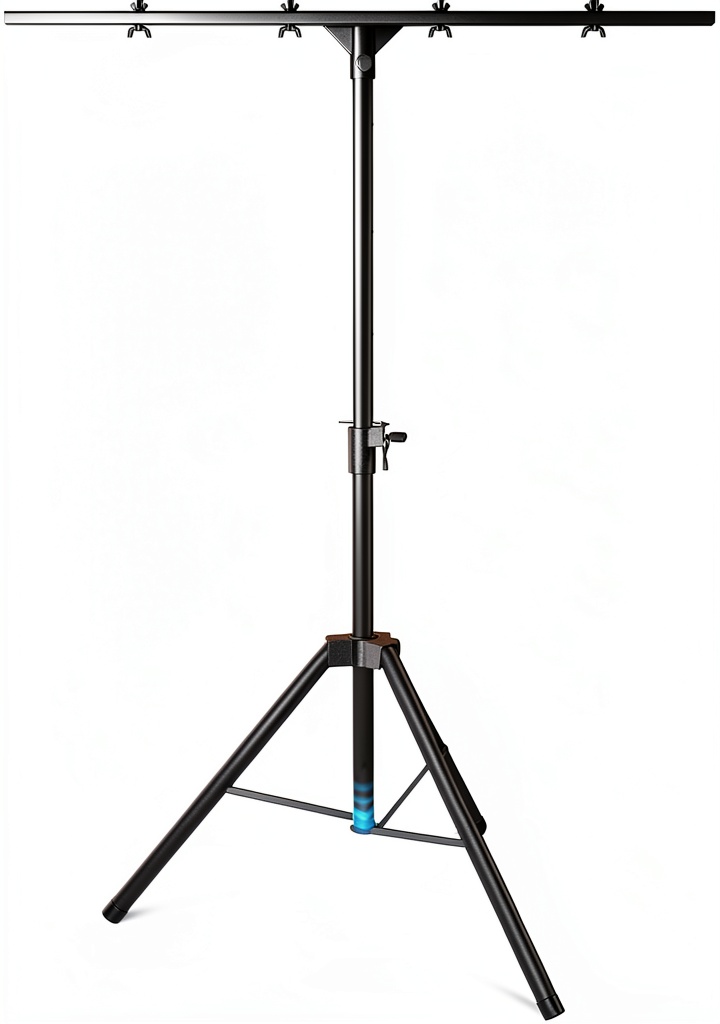 Qoope DJ Lighting Stand in use at a concert