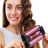 Ceramic Curling Iron wavytalk 1‑inch Triple Barrel-6