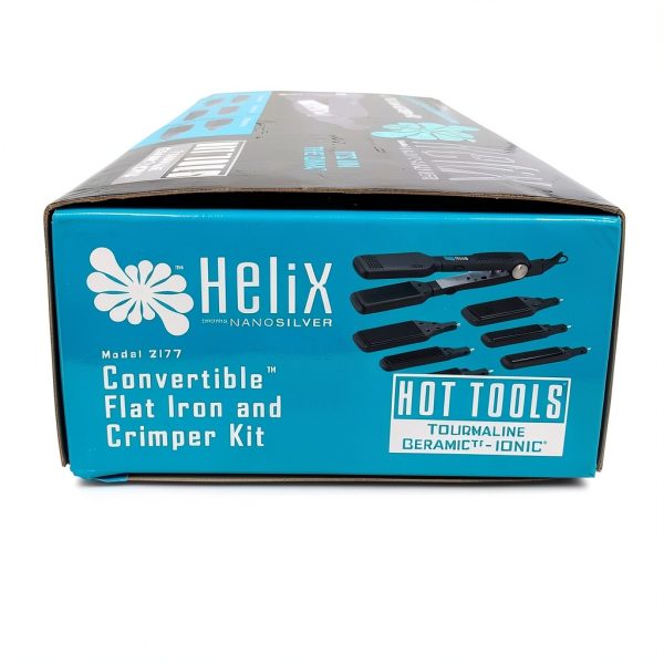 Hot Tools Helix 3-in-1 Tourmaline Ceramic Hair Crimping Iron with-2