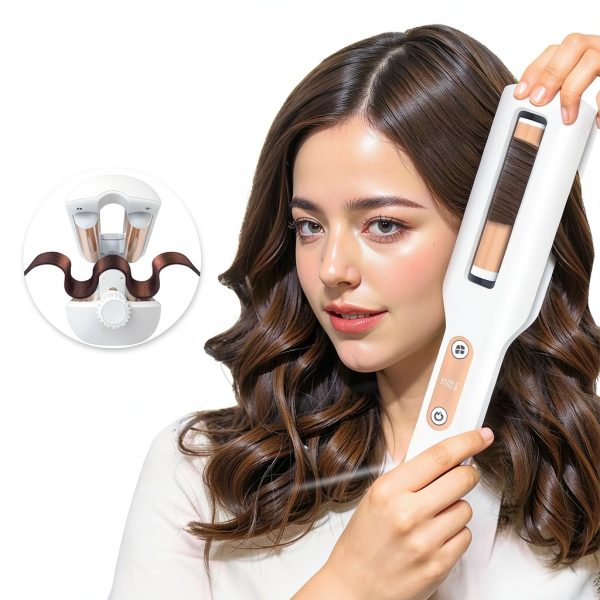 LESCOlton H1133 Titanium Ceramic Curling Iron 4 Temps 10.6" Barrel-5
