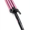 Ceramic Curling Iron wavytalk 1‑inch Triple Barrel-1