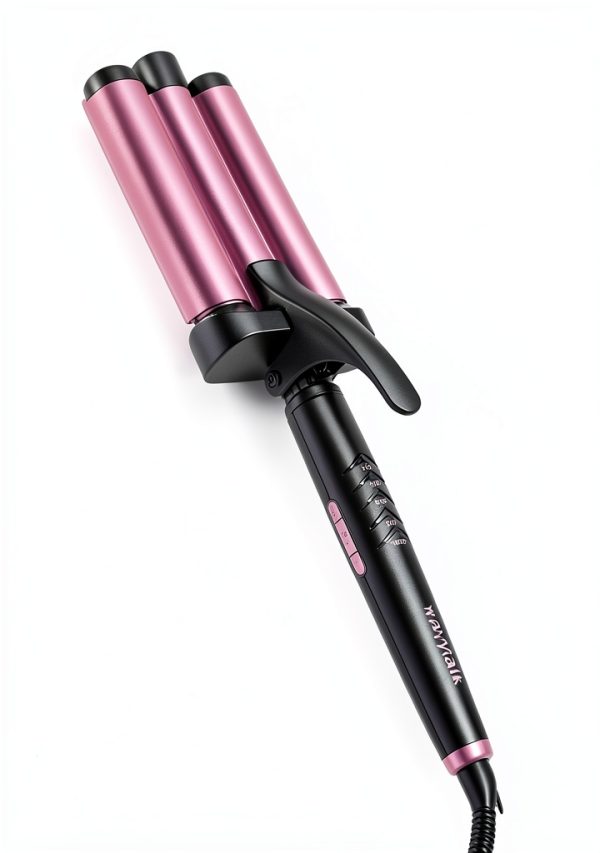 Ceramic Curling Iron wavytalk 1‑inch Triple Barrel-1