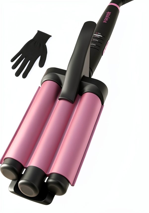 Ceramic Curling Iron wavytalk 1‑inch Triple Barrel-0