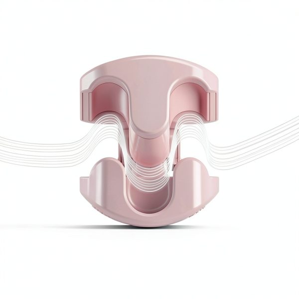UJIO 1.25" Beach Wave Curling Iron Model UJ-3213 Purple Beige Pink-1