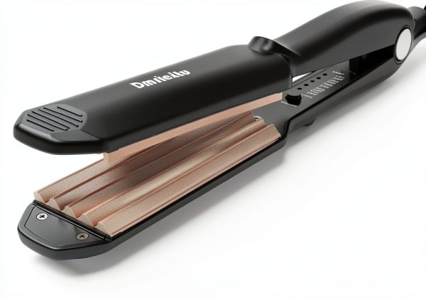 Dmriektu Hair Crimper 5-Temp Styling Iron with Fast Heat 410°F-0