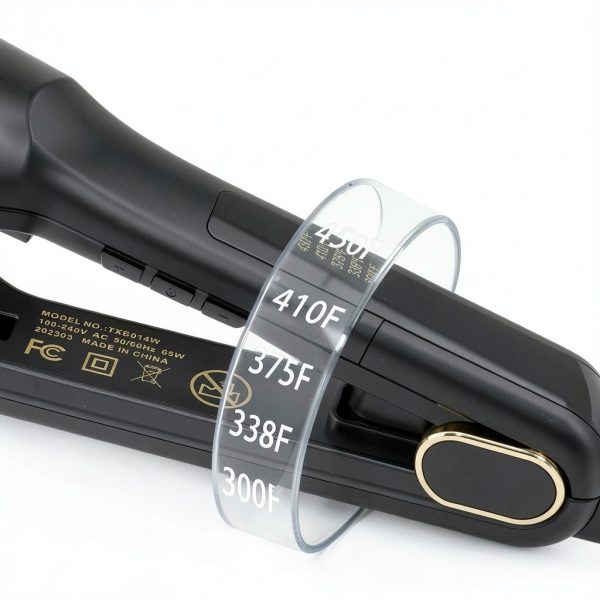 Terviiix 24K Titanium Hair Crimping Iron TXB014W 1.5 Inch Wide Plates-6
