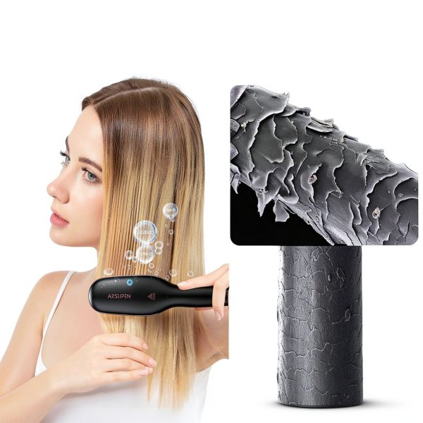 Takywep Hair Straightening Brush with Negative Ion Ceramic Tech-4