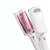 UJIO 1.25" Beach Wave Curling Iron Model UJ-3213 Purple Beige Pink-2