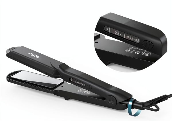 Hair Crimper PullaMessy 4-in-1 Ceramic Tourmaline Crimping Iron-4