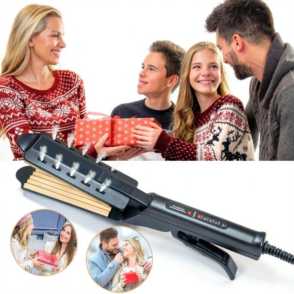 Hair Crimper GlamStyler Ceramic 2 inch Crimper with 4 Heat Settings-8