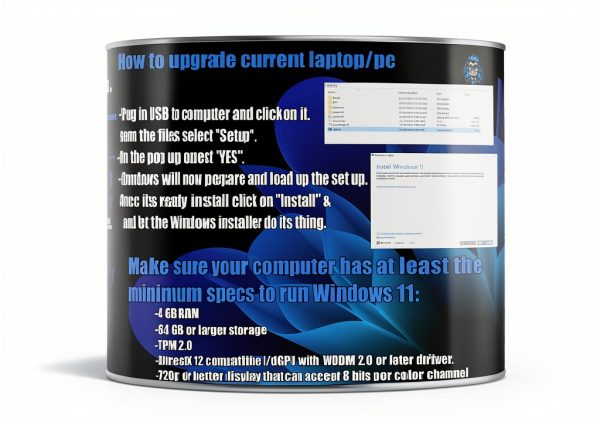 USB Compatible with Windows 11 Pro Upgrade Tool Micosoft with Key-2