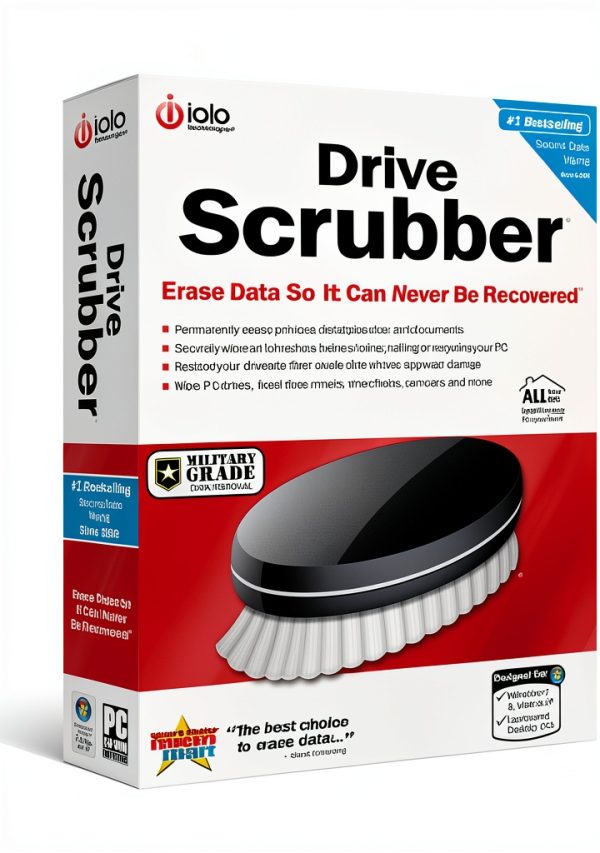 iolo DriveScrubber PC Maintenance Utility - Secure Eraser-0
